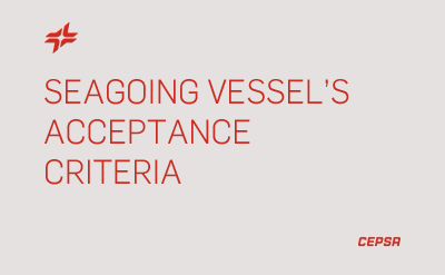 Seagoing Vessel’s Acceptance Criteria
